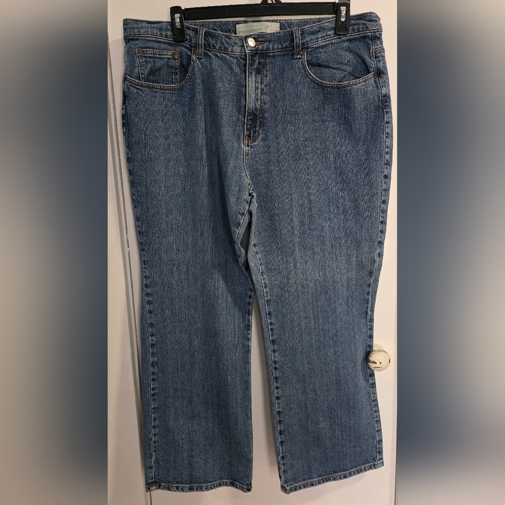 Venezia Stretch Bootcut Jeans, Size 22 Petite
